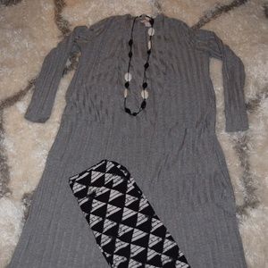 LuLaRoe Grey Sarah duster cardigan